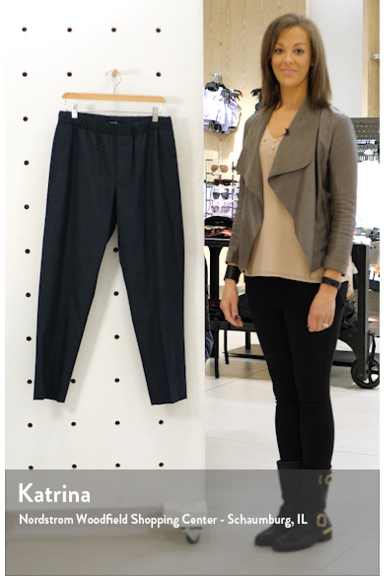 Elastic Waist Slim Fit Pants video