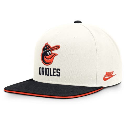 Men's Nike Cream/Black Baltimore Orioles Cooperstown Pro Dri-FIT Snapback Hat