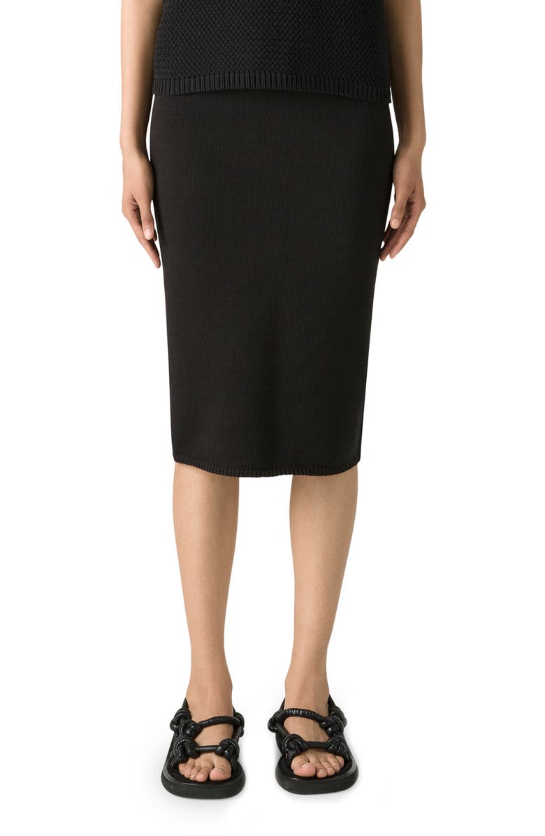 St. John Collection Knit Pencil Skirt, Main, color, 