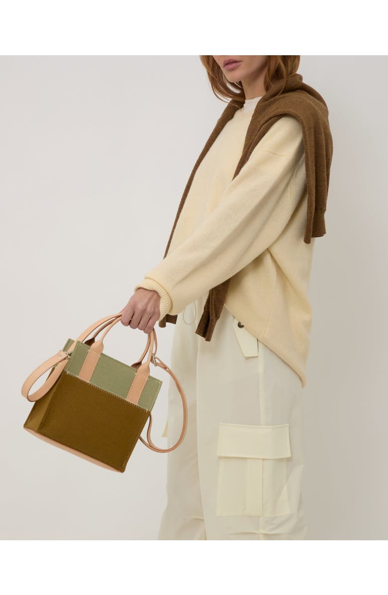 Graf Lantz Jaunt Merino Wool Mini Tote, Alternate, color, Brine / Dew