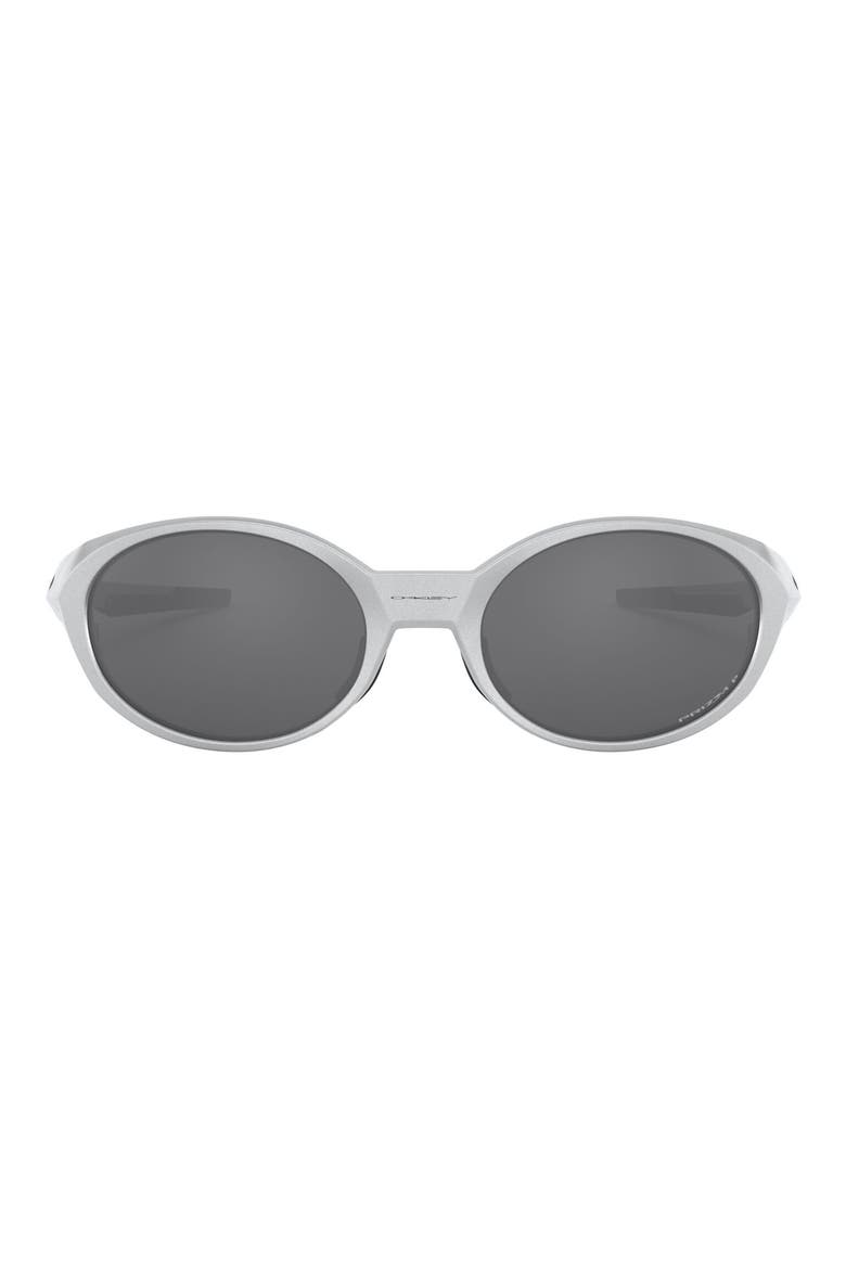 Prizm™ Eye Jacket™ Redux 58mm Polarized Oval Sunglasses, Main, color, SILVER