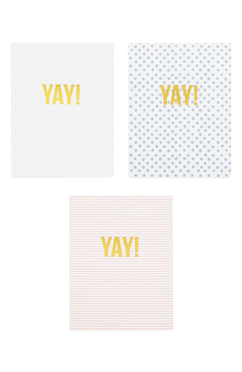 Sugar Paper Cards for Every Occasion Assorted Set of 12 Notecards & Envelopes, Alternate, color, White