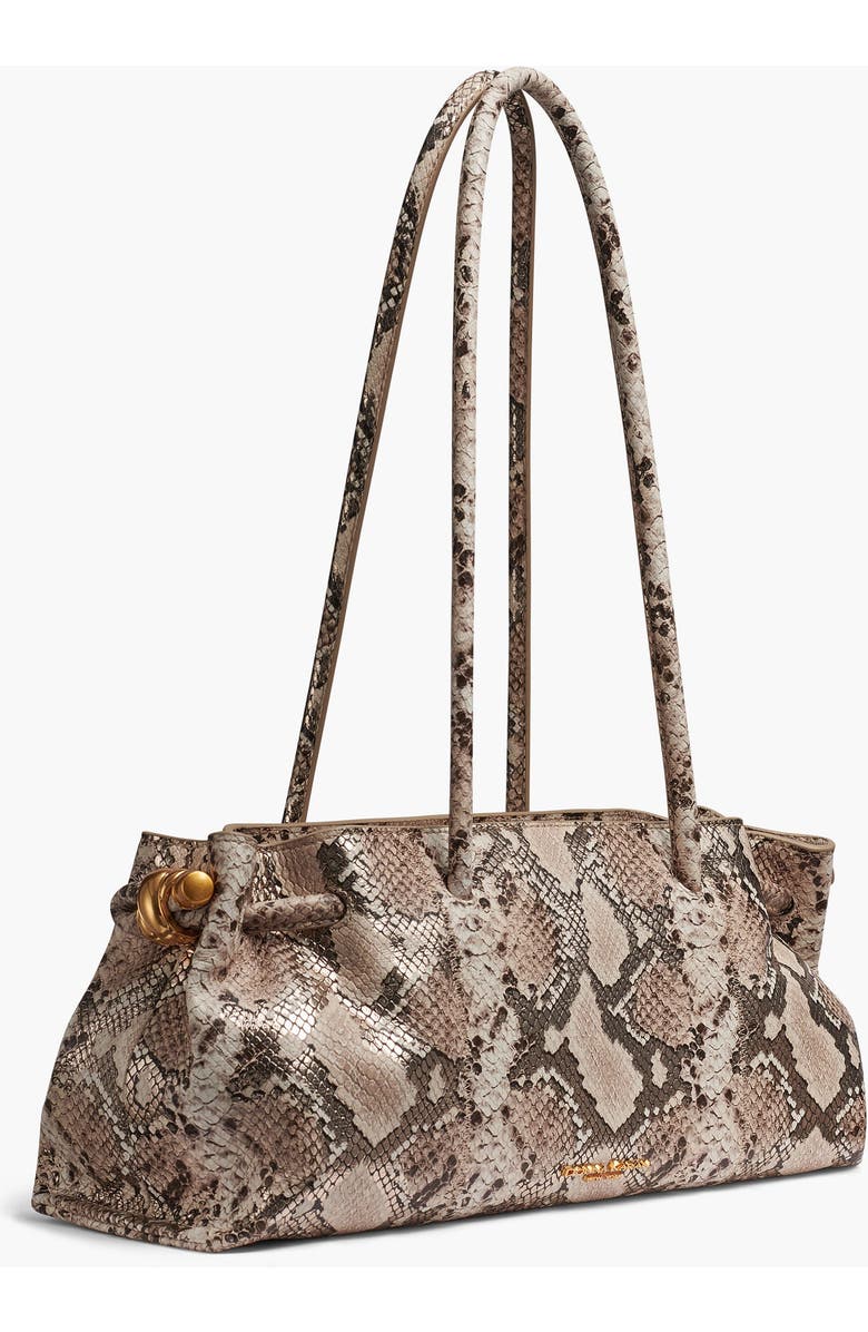 Donna Karan New York Cashmere Python Medium Tote, Alternate, color, Neutral Multi