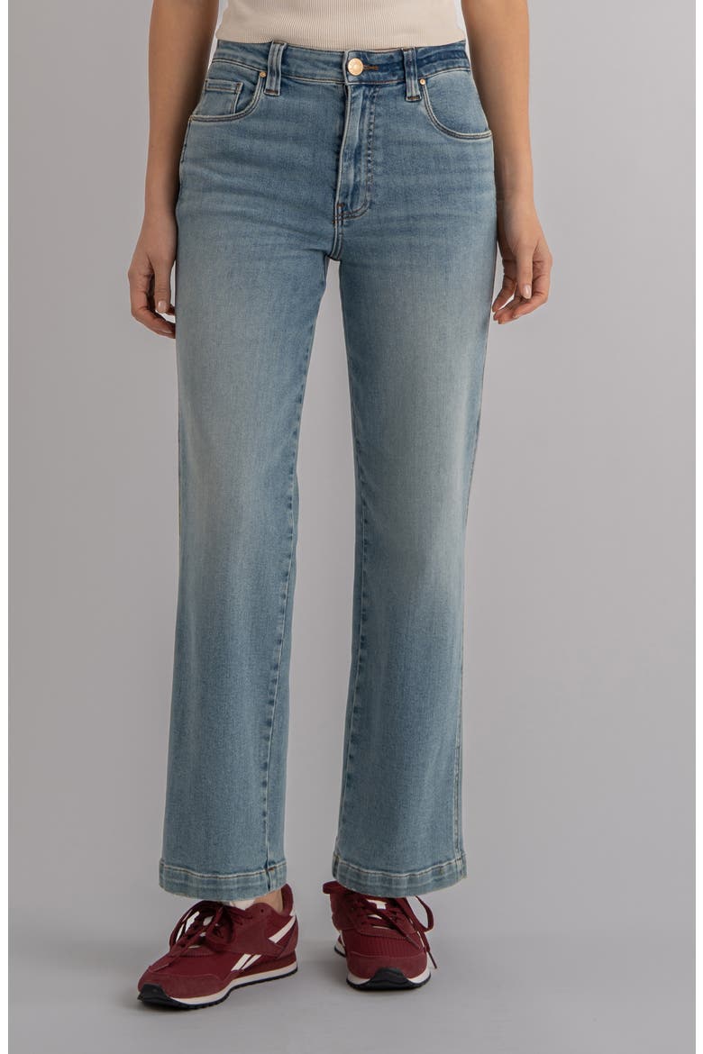 Pattie High Waist Straight Leg Jeans, Main, color, OUTSTANDING