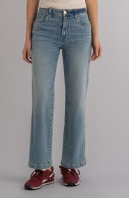 KUT from the Kloth Pattie High Waist Straight Leg Jeans