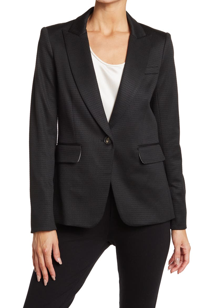 Cutaway Dickey Jacket, Main, color, BLACK