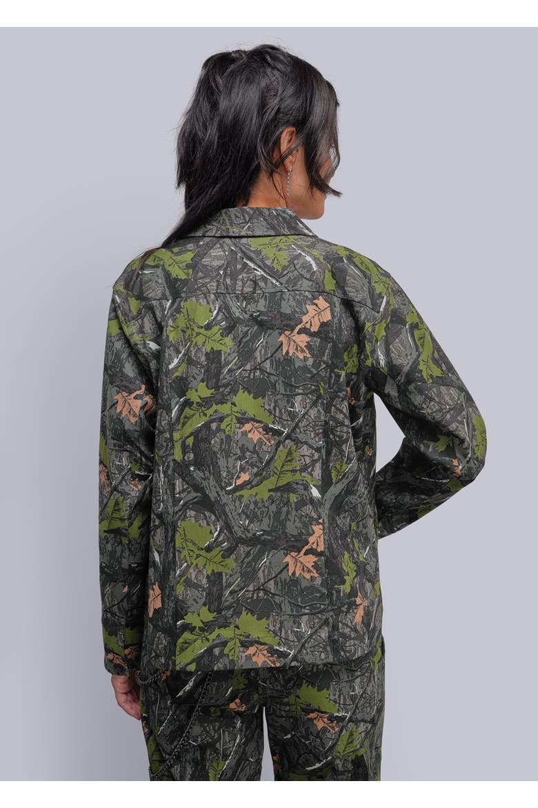 The Esssential Cotton Twill Utility Jacket, Alternate, color, WILD CAMO MOCHA