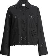 Caslon® Eyelet Lace Jacket