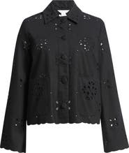 Caslon® Eyelet Lace Jacket