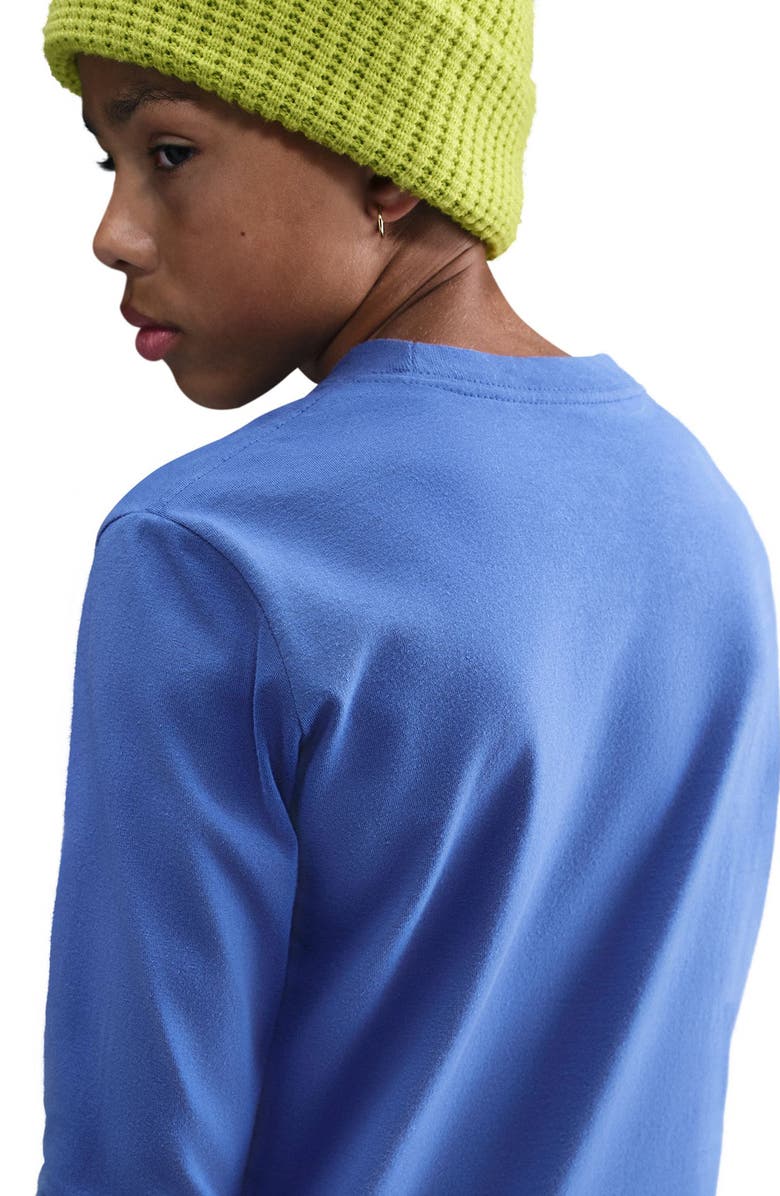 Nike Kids' Football Long Sleeve Graphic T-Shirt, Alternate, color, Comet Blue