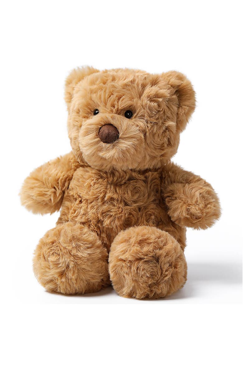 7 Inch Betty Bear Weighted Stuffed Animal, Alternate, color, Brown