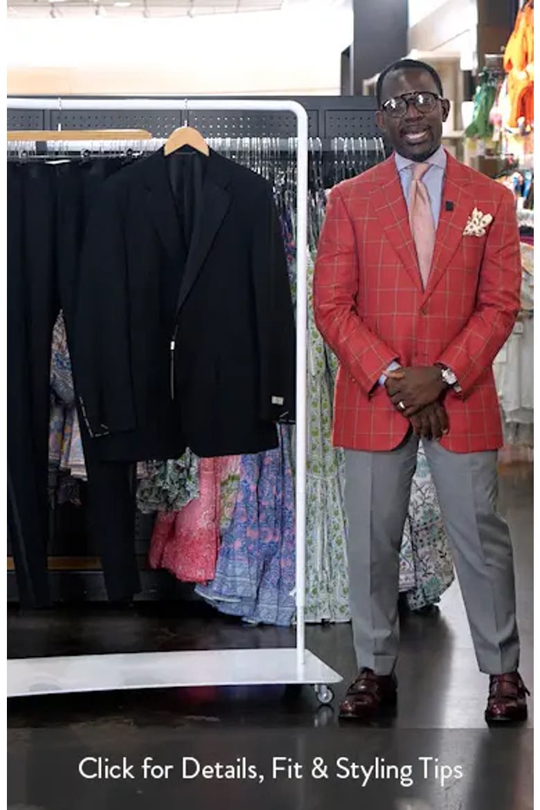 Classic Fit Black Wool & Mohair Tuxedo video