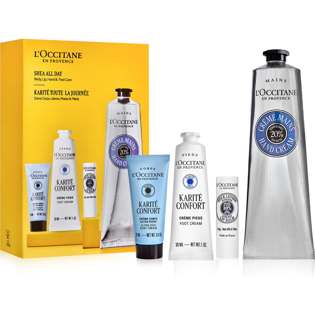 L'Occitane L'Occitane Shea All Day Gift Set $65 Value at Nordstrom, Size 7.4 Oz