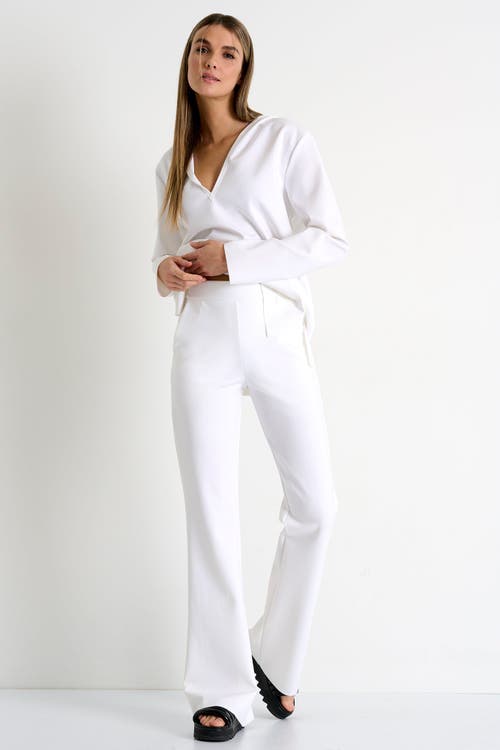 Shan Flared Trouser In White