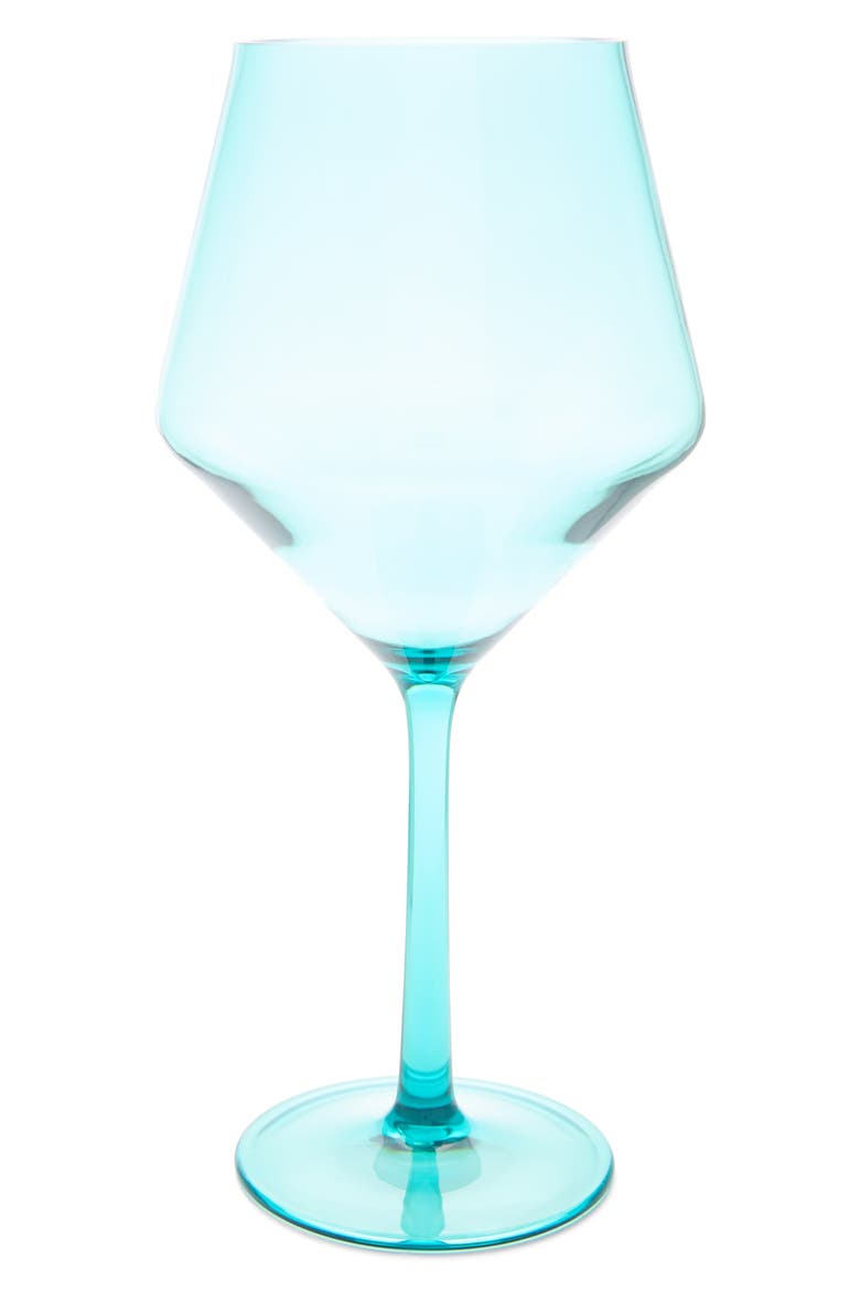 Sole Shatter Resistant 6-Piece Cabernet Wine Glasses, Alternate, color, AQUA SKY