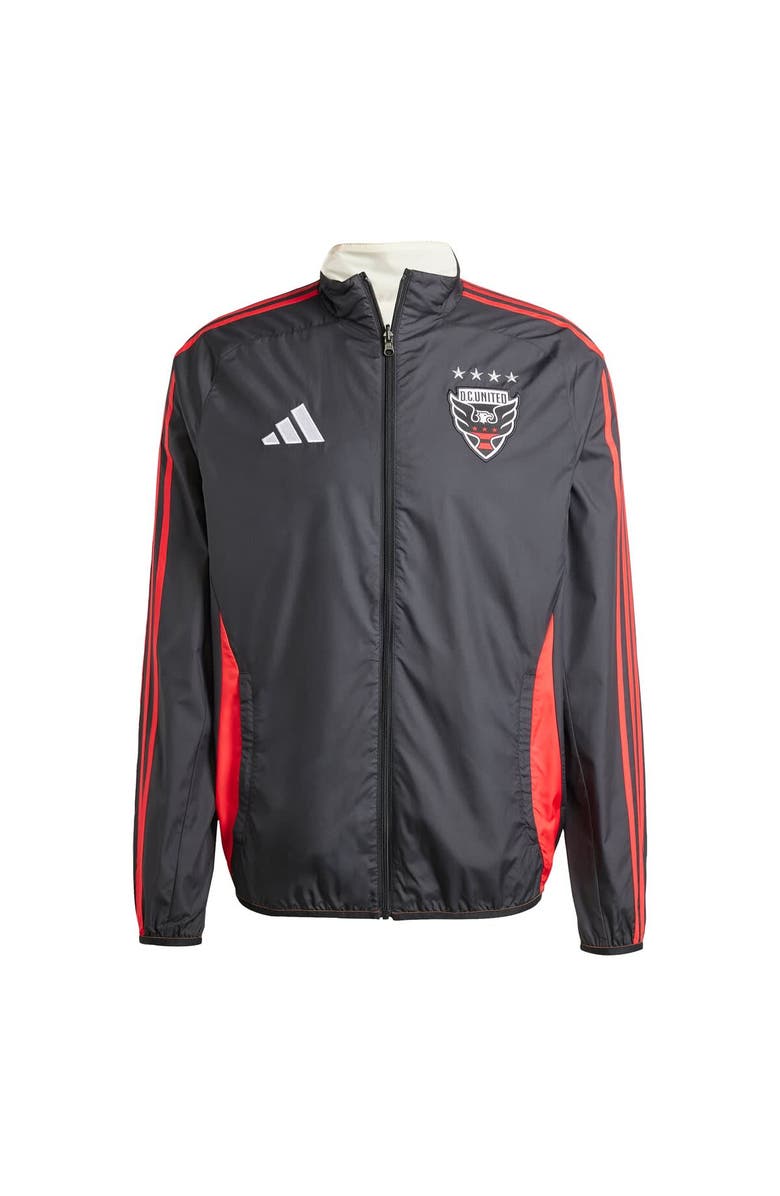 adidas Men's adidas Black/White D.C. United 2025 Anthem Reversible Full-Zip Jacket, Main, color, Black