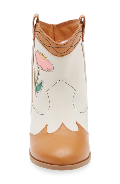 Tucker + Tate Kids' Goldie Western Boot In Tan Multi