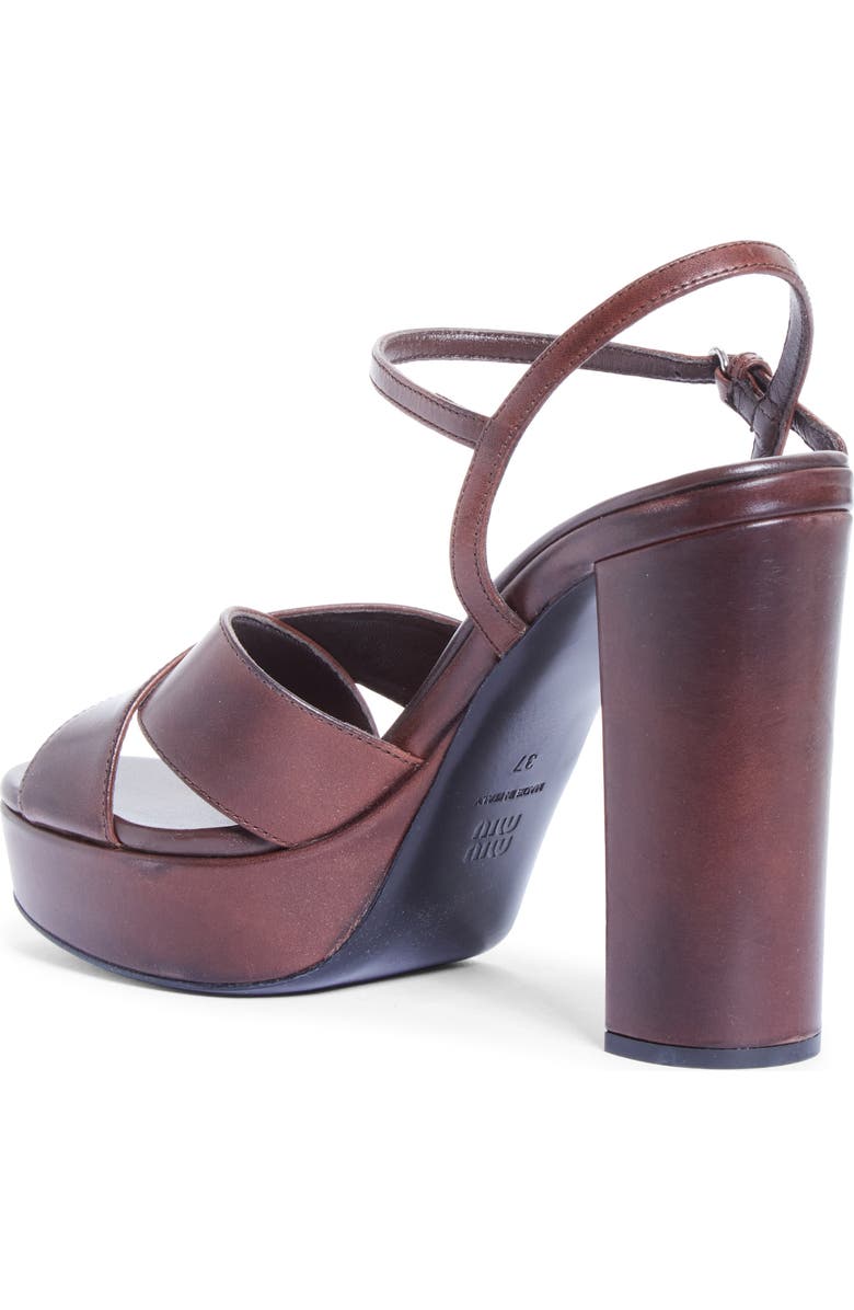 Miu Miu Platform Sandal, Alternate, color,