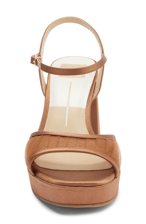 Dolce Vita Preya Platform Sandal In Brown