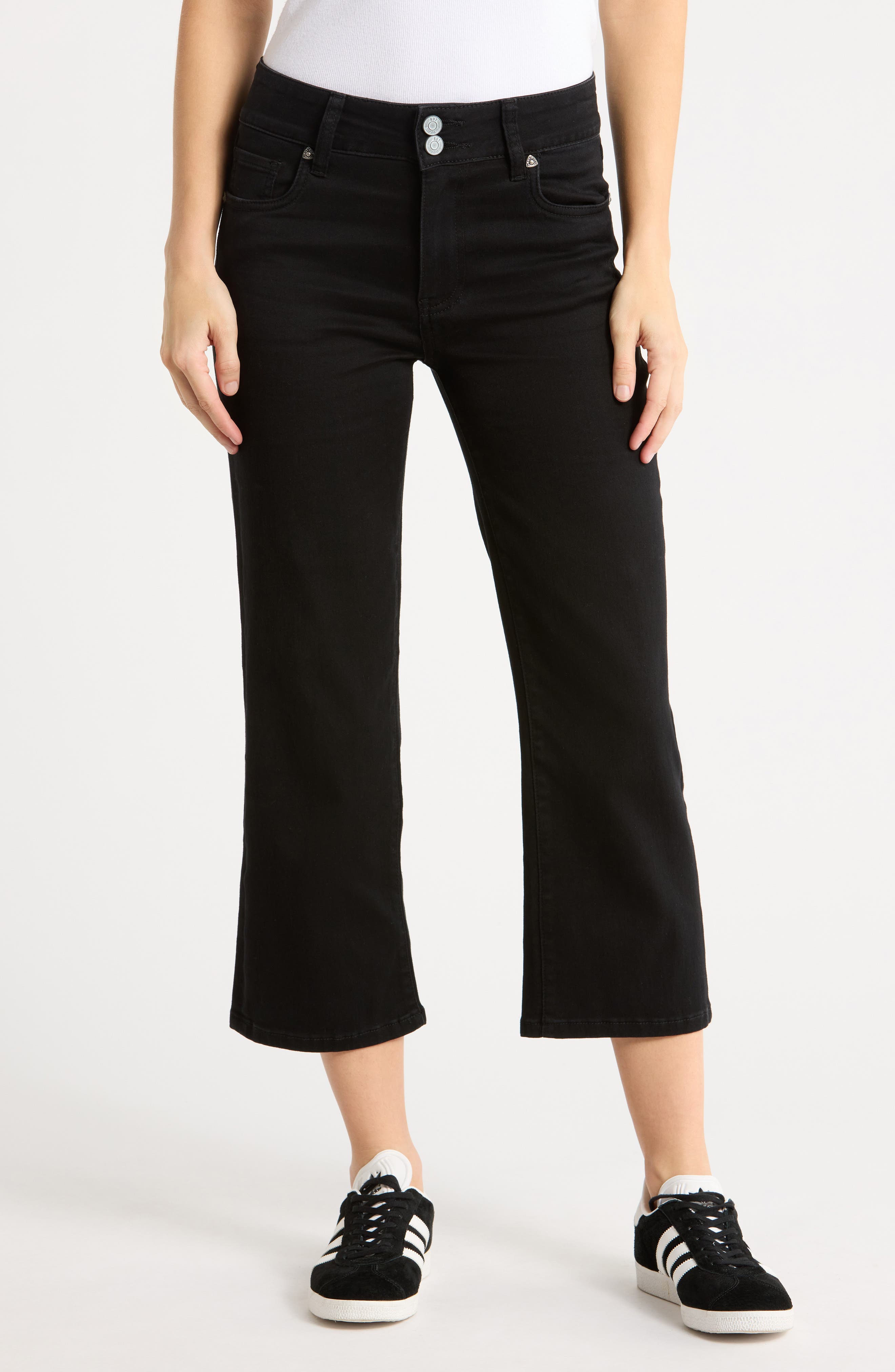 Lucky High Waist Wide Leg Ankle Jeans