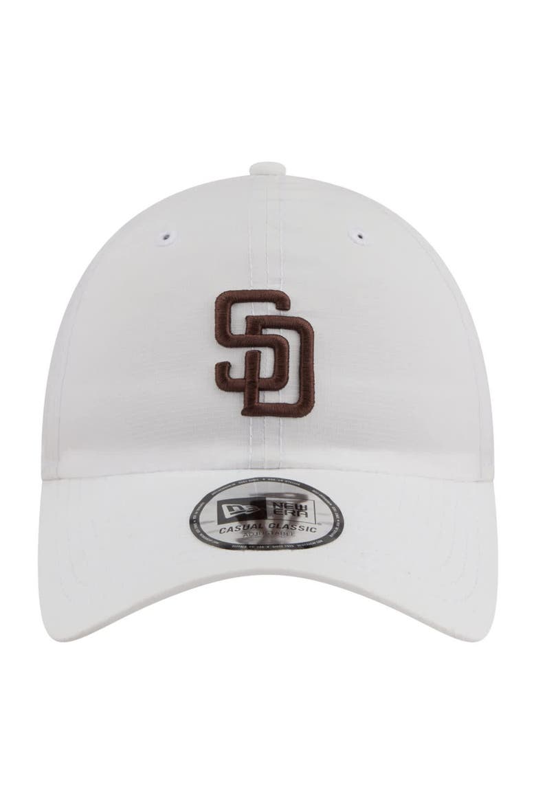 Men's New Era  White San Diego Padres Ripstop Casual Classic Adjustable Hat, Alternate, color, White