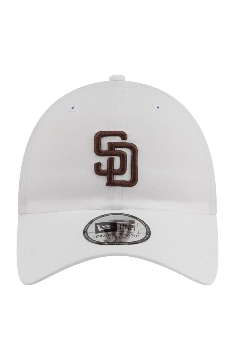 New Era Men's New Era White San Diego Padres Ripstop Casual Classic Adjustable Hat, Alternate, color, White