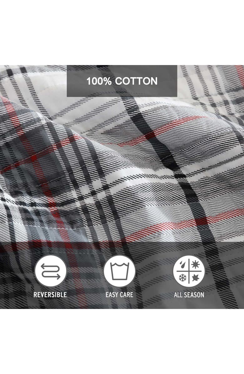 Eddie Bauer Alder Plaid Cotton Quilt 3-Piece Set, Alternate, color, 
