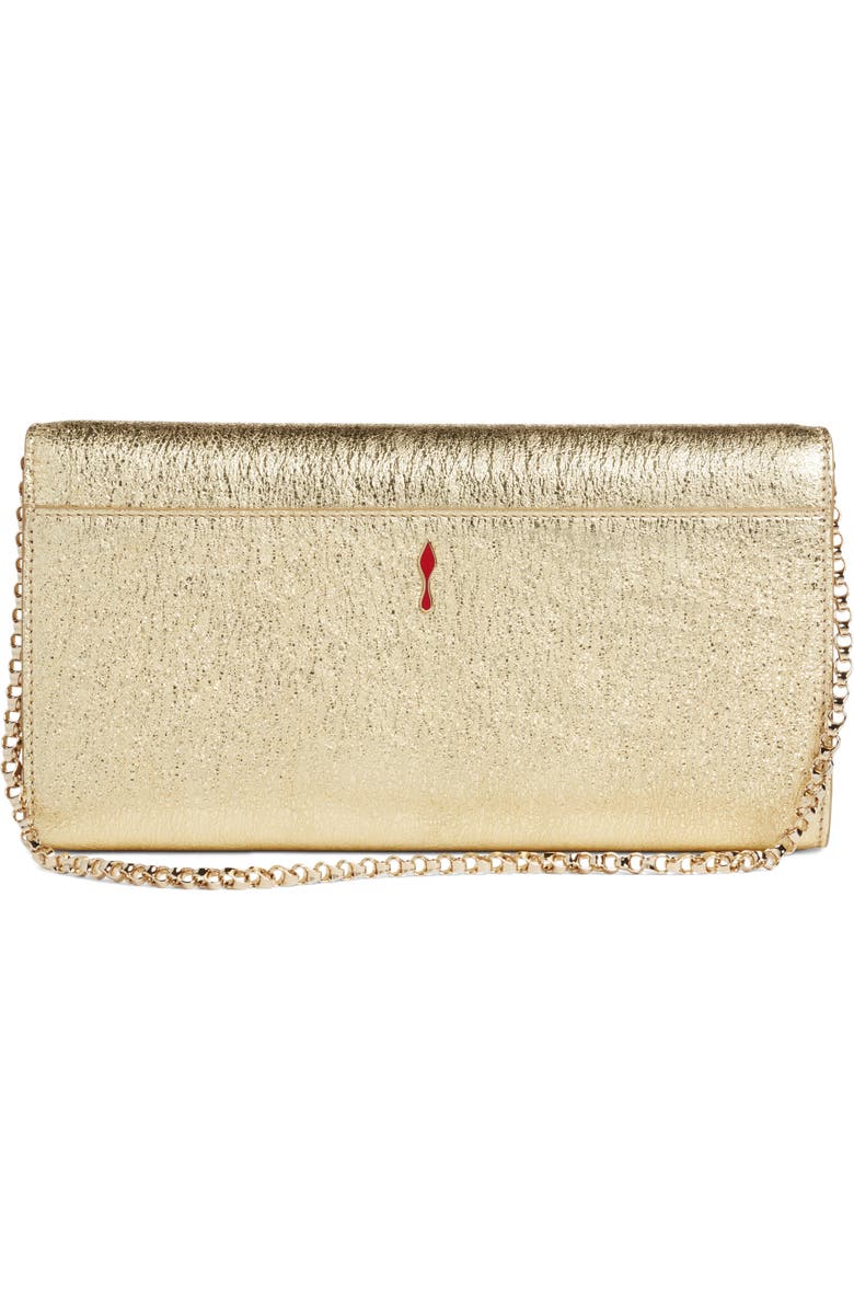 Christian Louboutin Vero Dodat Metallic Calfskin Clutch, Alternate, color,
