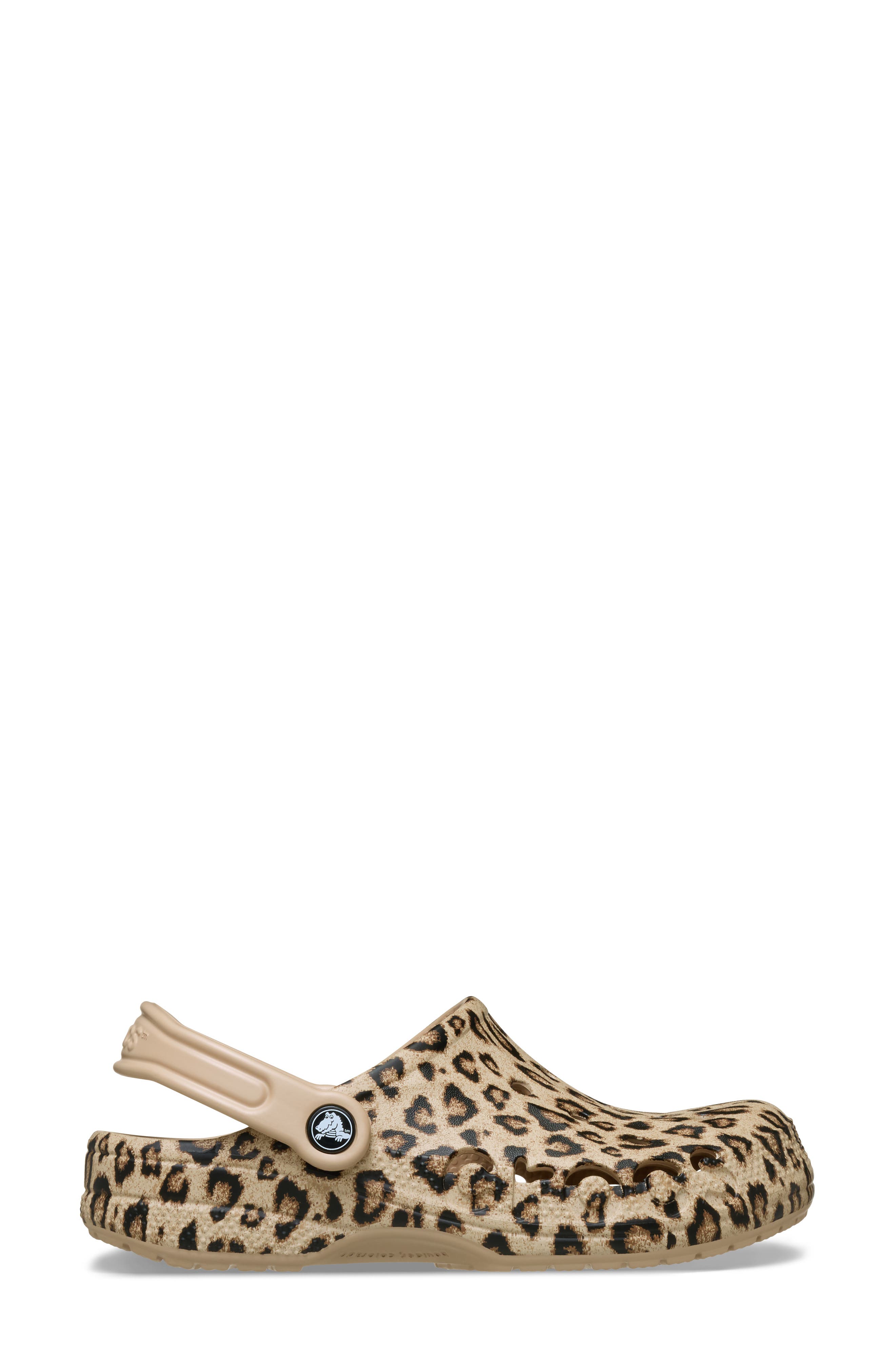 Baya Seasonal Printed Clog, Alternate, color, GOLD/ LEOPARD
