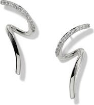 Nadri Muse Twirl Stud Earrings
