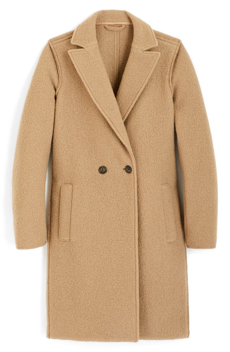 J.Crew Daphne Boiled Wool Topcoat, Alternate, color,