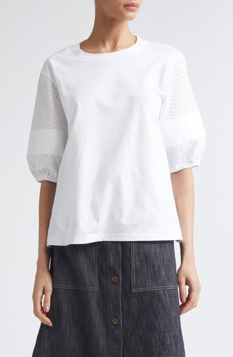 Flax Blend Crewneck T-Shirt