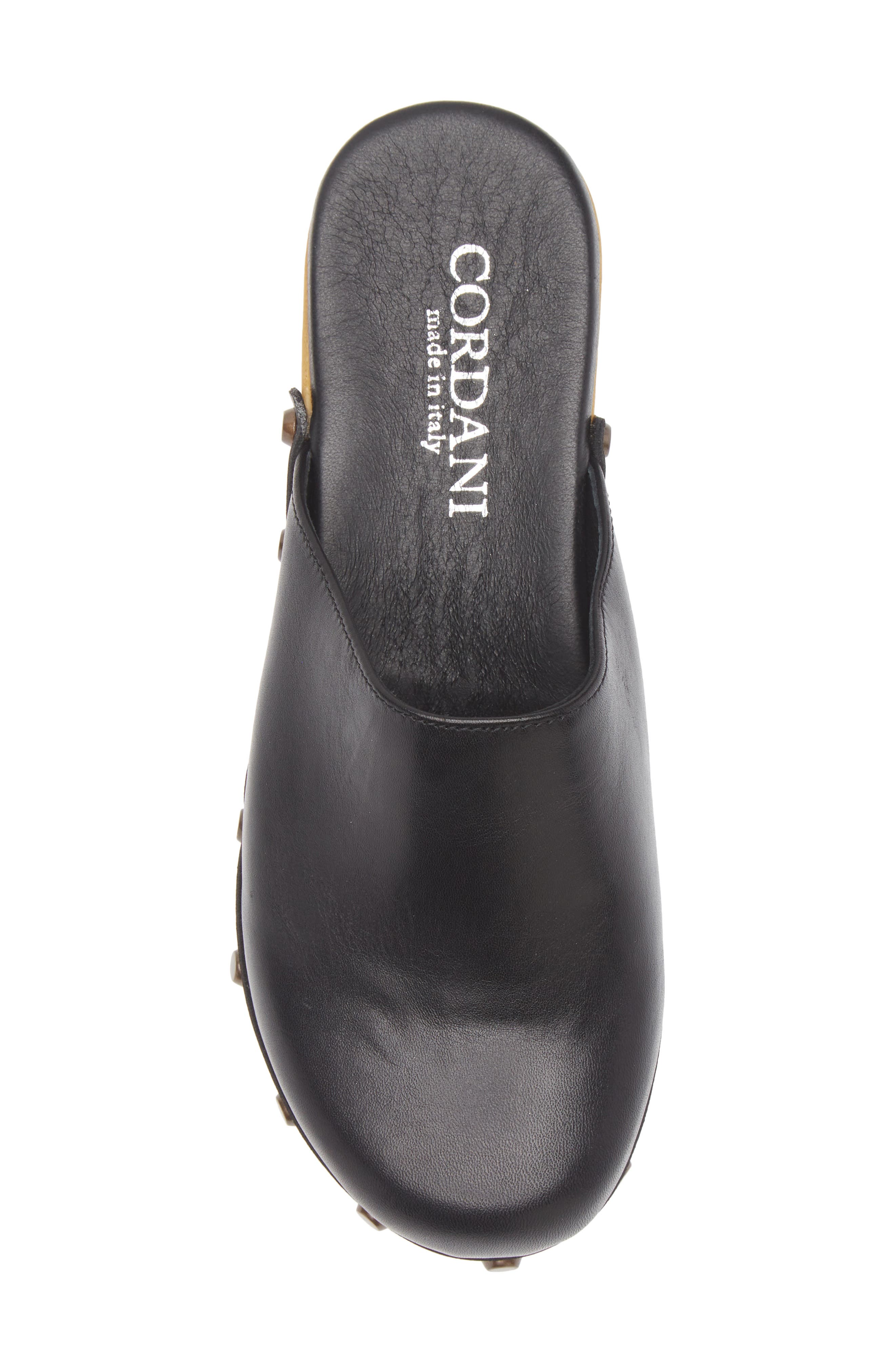 Cordani Wilka Platform Mule, Alternate, color, Black Leather