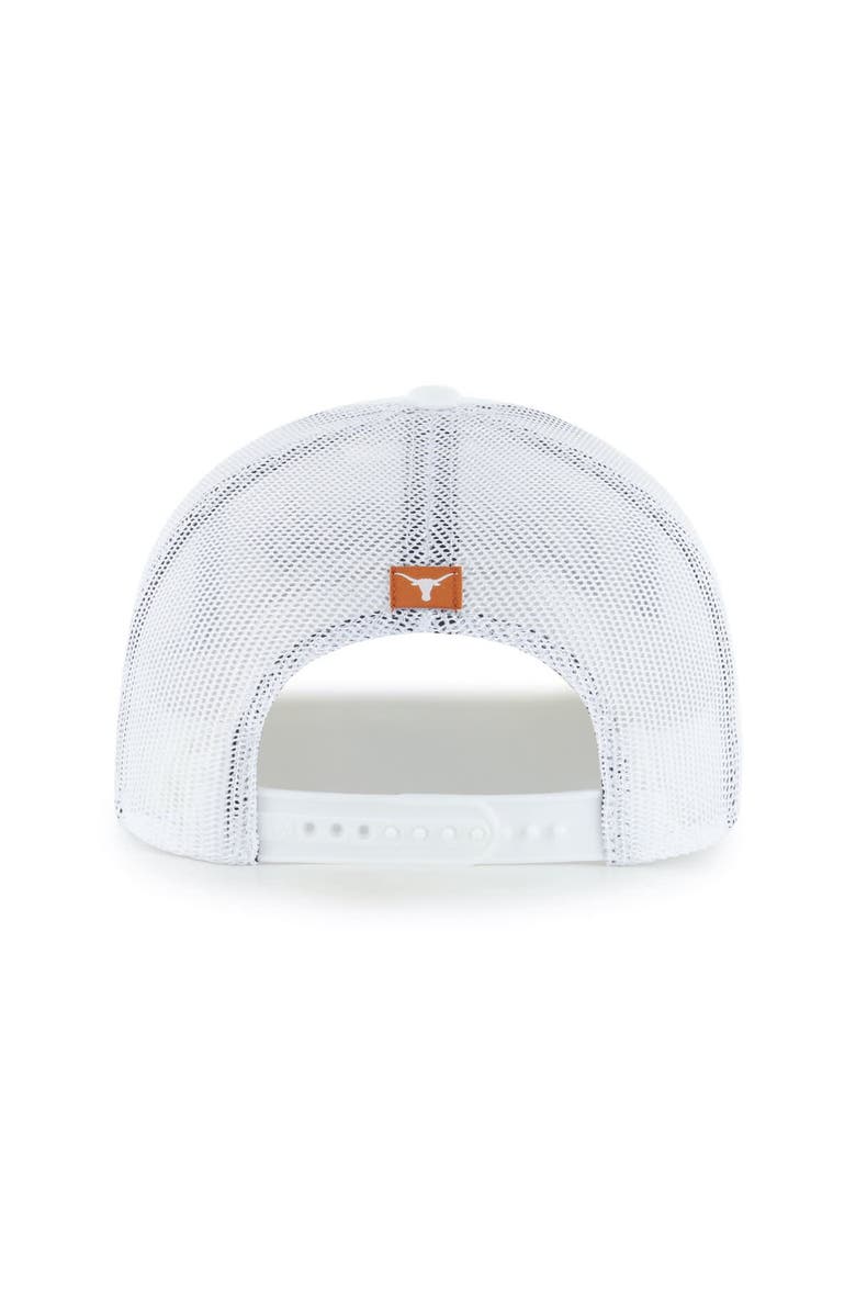 '47 Men's '47 White Texas Longhorns Garner Rope Trucker Adjustable Hat, Alternate, color, 
