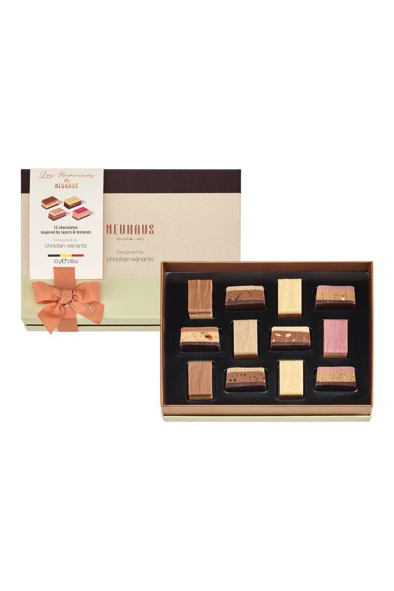 12-Piece Les Nuances Chocolate Assortment, Alternate, color, NO COLOR