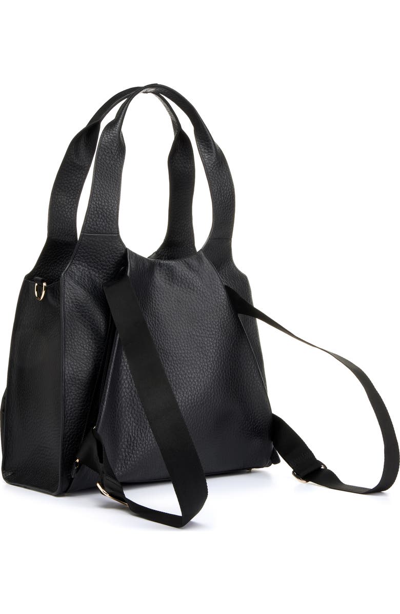 Storksak Kaia Leather Convertible Diaper Bag, Alternate, color,