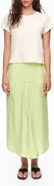 BIMBA Y LOLA Lace A-Line Midi Skirt