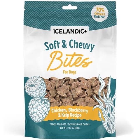 Soft & Chewy Bites, Chicken, Blackberry & Kelp, 2.8oz Dog Treats