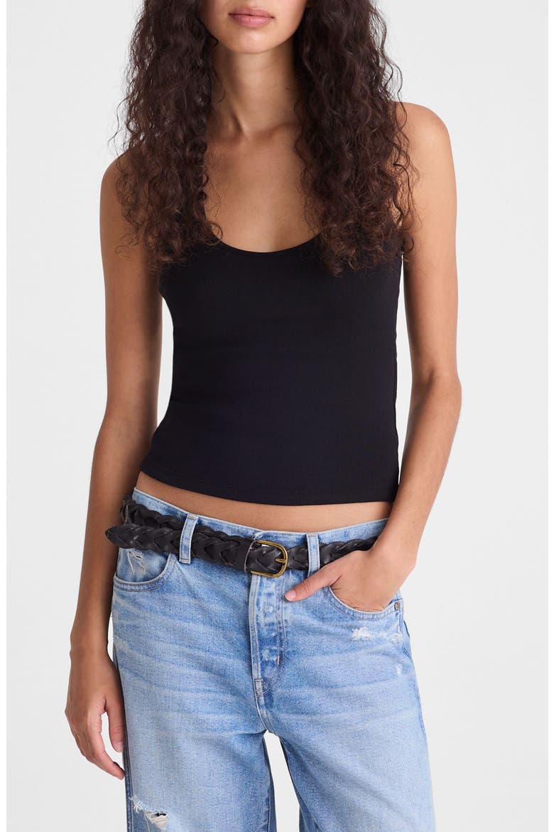 The '90s Halter Top, Main, color, JET BLACK