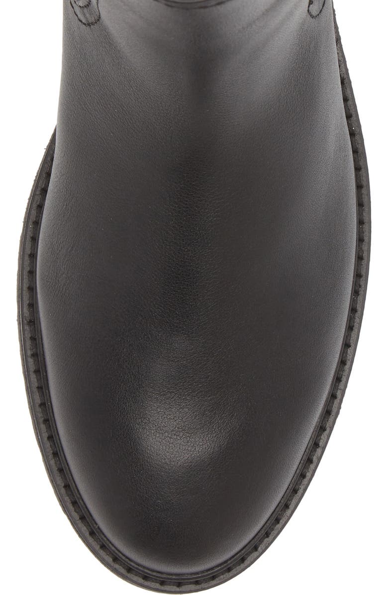 Naot Main Platform Bootie, Alternate, color, Black Leather