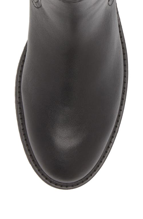 Naot Main Platform Bootie In Black Leather