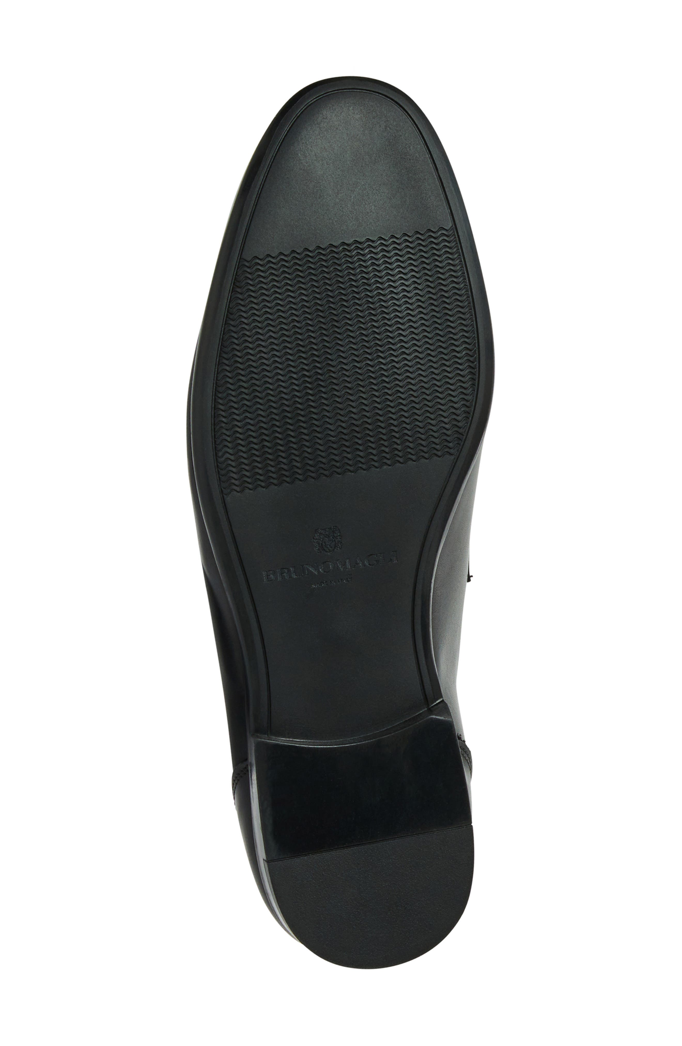 Lastra Penny Loafer, Alternate, color, BLACK SMOOTH