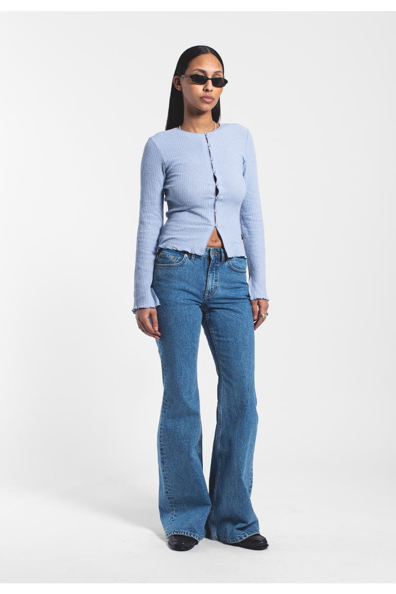 Elba Mid Bootcut Jeans, Alternate, color, Bay Sky Retro