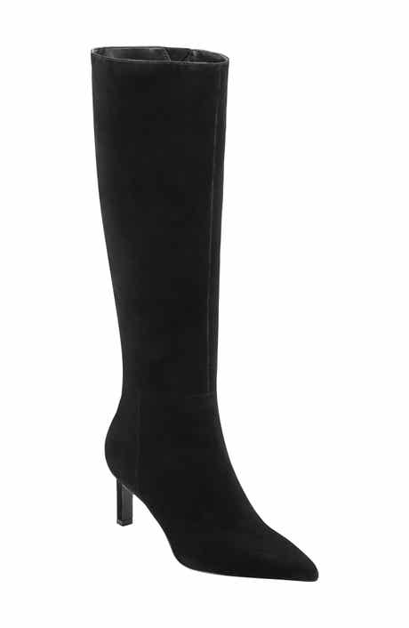Marc Fisher LTD Eva Pointed Toe Knee High Boot