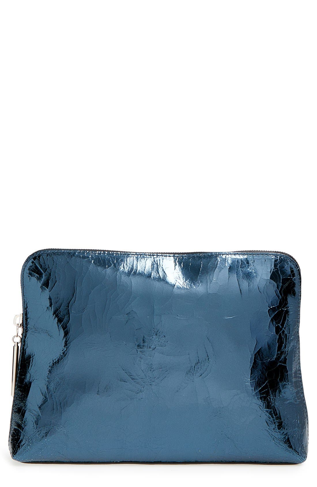 3.1 Phillip Lim 'Medium 31 Minute' Metallic Leather Pouch, Main, color, 