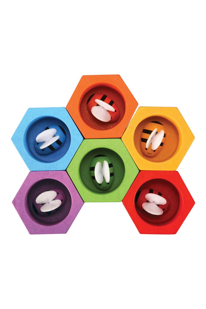 Beehives Wooden Toy, Alternate, color, ASSORTED