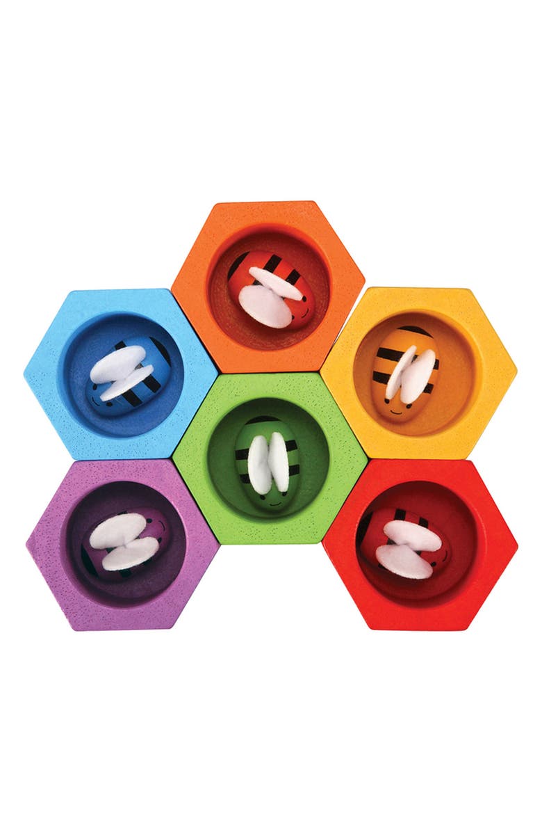 PlanToys<sup>®</sup> Beehives Wooden Toy, Alternate, color,
