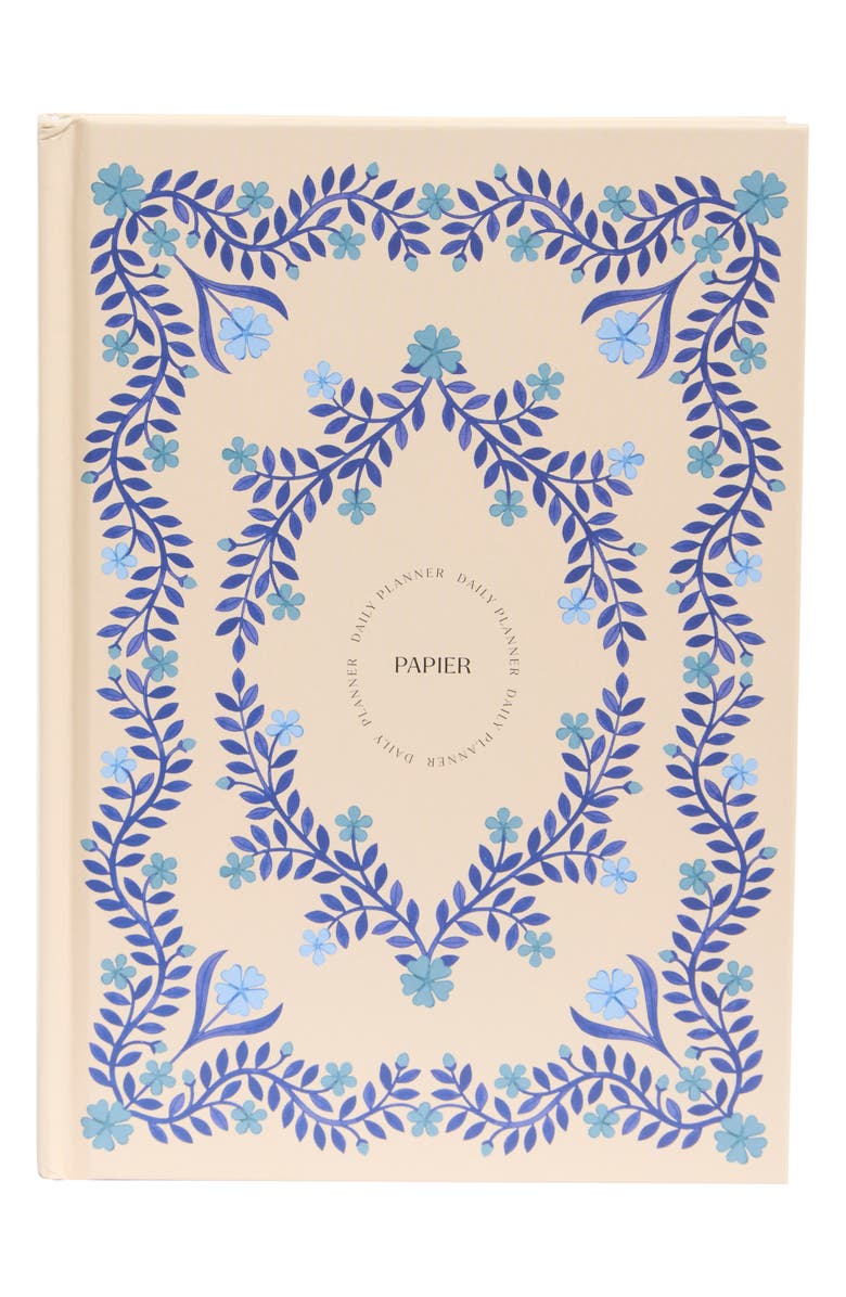 Papier Italian Summer 16-Week Undated Daily Planner, Main, color, Medium Blue