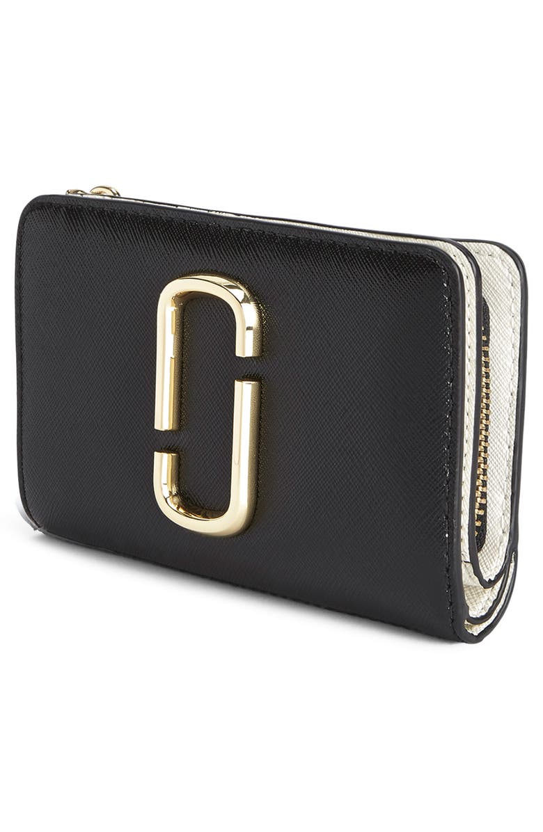 The Marc Jacobs Snapshot Leather Compact Wallet, Alternate, color,