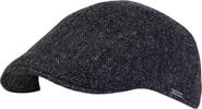 Wigens Men's Herringbone Shetland Pub Cap with Curved Peak